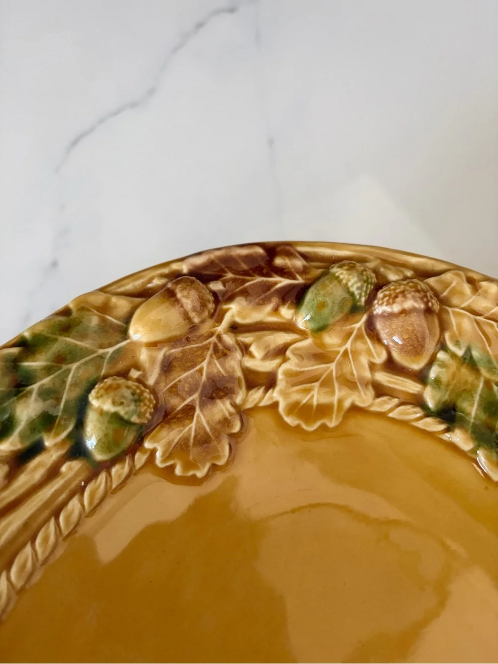 Bordallo Pinheiro yellow oak